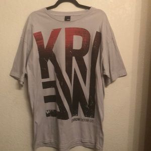 KR3W MENS XL LOGO T. WORN FEW TIMES